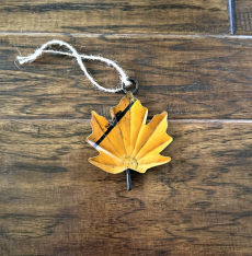 LEAF ORNAMENT *NEW* AVAIL JUNE 2025